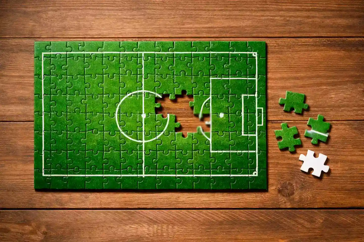 Konzeptdarstellung von Modellgrenzen bei Fußballvorhersagen