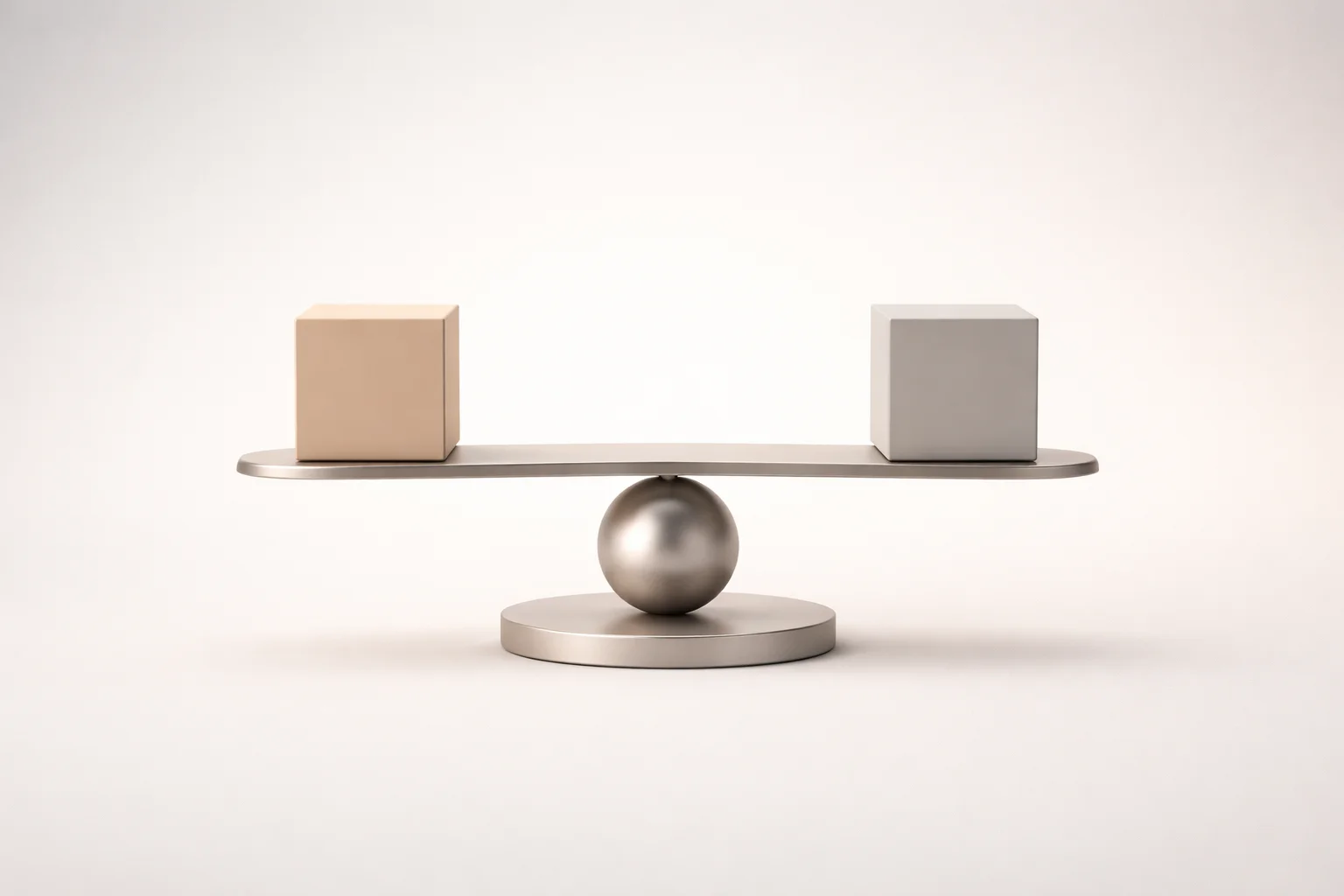 Waage symbolisiert Balance zwischen verschiedenen Wettstrategien